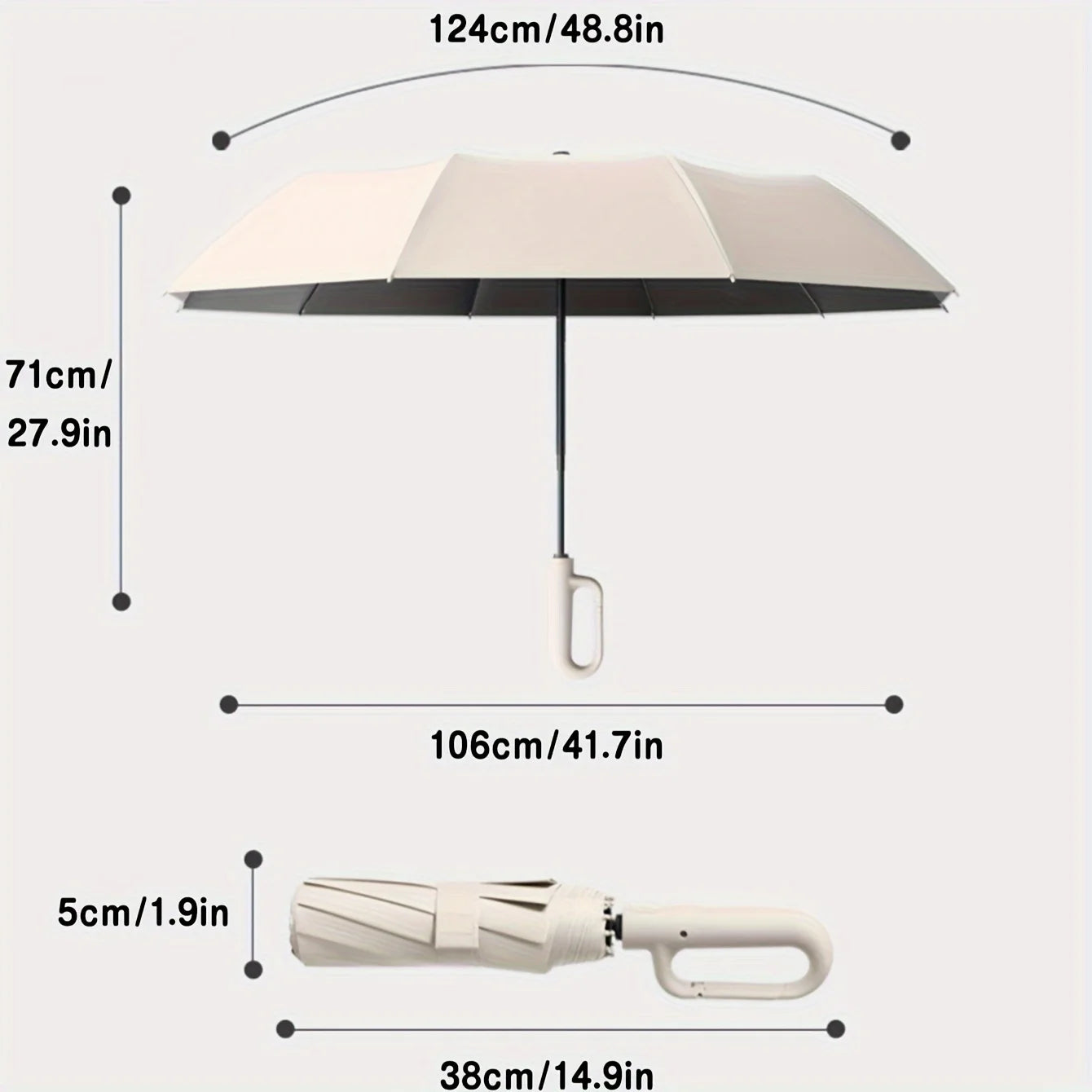 AutoHook Foldable Umbrella